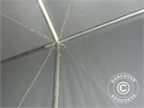 Capannone tenda PRO XL 3,5x8x3,3x3,94m, PVC, Grigio