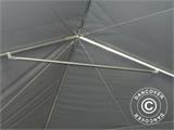 Tente de Stockage PRO XL 3,5x8x3,3x3,94m, PVC, Gris