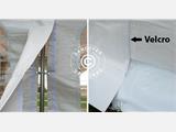 Tente de réception Original 4x6 m PVC, Blanc, Panoramique