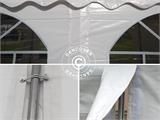 Tente pagode Exclusive 7x7 m PVC, Blanc