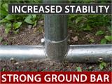 Storage shelter PRO 5x10x2x3.39 m, PVC, Grey Storage shelter PRO 5x10x2x3.39 m, PVC, Grey