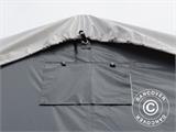 Storage shelter Titanium 8x18x3x5 m, White/Grey