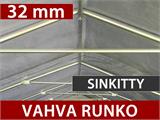 Autoteltta PRO 3,3x6x2,4m PVC, Harmaa