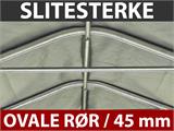 Garasjetelt PRO 3,6x6x2,68m PVC, Grå