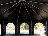 Partyzelt Pagoda UNICO 7x7m, schwarz Partyzelt Pagoda UNICO 7x7m, schwarz