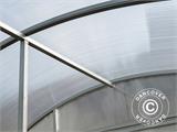 Greenhouse polycarbonate TITAN Arch 90, 18 m², 3x6 m, Silver