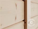 Wooden Shed w/overhang, Bertilo Amrum 3 Plus, 3.86x1.8x2.1 m