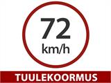 Kaubandusliku tunnelkasvuhoone pikendus, 8,5x1,5x3,3m, läbipaistev