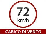 Serra in policarbonato TITAN Arch 280, 24m², 3x8m, Argento