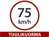 Kasvihuone polykarbonaatti 5,7m², Palram/Canopia, 1,85x3,06x2,08m, Vihreä