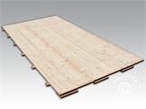 Suelo de madera para carpa para fiestas, 150x50x2,2cm, Pino, 0,75 m²