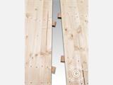 Plancher en bois pour tente de réception, 150x50x2,2cm, pin, 0,75 m²