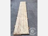 Partyzelt-Holzfußboden, 150x50x2,2cm, Kieferholz, 0,75 m2