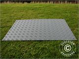 Plancher de réception et protection de sol dalle, 150x300x10mm, gris, 1pcs