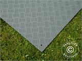 Party flooring and ground protection mat, 150x300x10 mm, Grey, 1 pcs. 