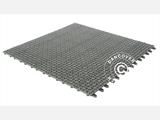 Plastic flooring Basic, Multiplate, Grey, 1.23  m² (4 pcs.)