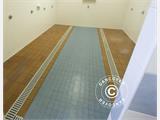 Plastikinės grindys, Basic, Multiplate, Pilka, 1,23 m² (4 dalys)