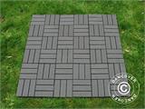 Decking tiles WPC Click-Floor, Squares, 30x30cm, 9 pcs/box, Grey ONLY 1 SET LEFT