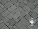 Terrassefliser Click-Floor, Natursten, 30x30cm, 9stk/boks, Grå KUN 1 STK. TILBAGE