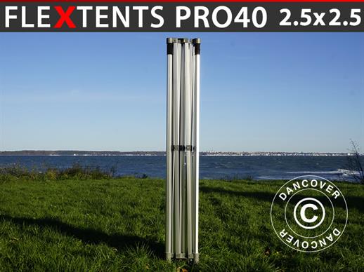 Aluminiumsramme til quick-up teltet FleXtents PRO 2,5x2,5m, 40mm