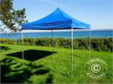 Pop up gazebo FleXtents PRO 3x3 m Blue, incl. 4 sidewalls