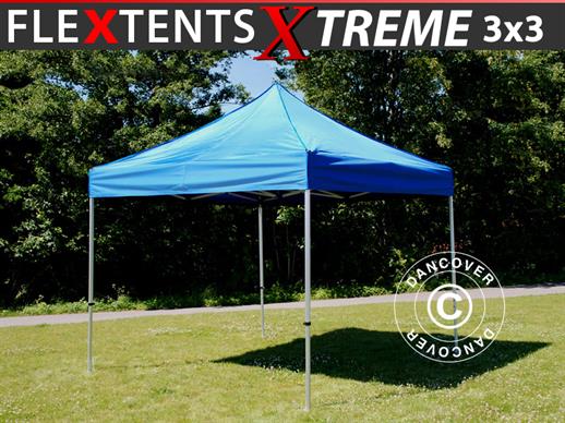 Tente pliante FleXtents Xtreme 50 3x3m Bleu