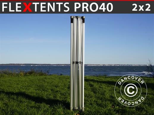 Telaio in alluminio per gazebo pieghevole FleXtents PRO 2x2m, 40mm