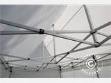 Tente Pliante FleXtents PRO "Peaked" 3x6m Blanc, avec 6 cotés