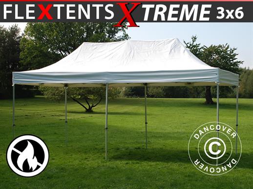 Vouwtent/Easy up tent FleXtents Xtreme 50 Heavy Duty 3x6m, Wit