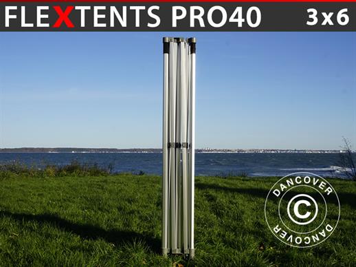 Estrutura de alumínio para tendas dobráveis da FleXtents PRO 3x6m, 40mm