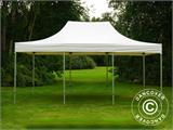 Faltzelt FleXtents Xtreme 50 Heavy Duty 4x6m Weiß, mit 8 Seitenwänden