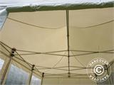 Vouwtent/Easy up tent FleXtents Xtreme 50 Heavy Duty 4x6m Wit, inkl. 8 Zijwanden
