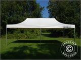 Gazebo pieghevole FleXtents Xtreme 50 Heavy Duty 4x8m Bianco, inclusi 6 fianchi