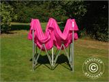 Namiot Ekspresowy FleXtents Xtreme 50 Vintage Style 3x3m Różowy, mq 4 ściany boczne
