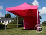 Namiot Ekspresowy FleXtents PRO 3x6m Różowy, mq 6 ściany boczne