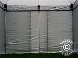 Pop up gazebo FleXtents PRO 4x4 m Grey, incl. 4 sidewalls