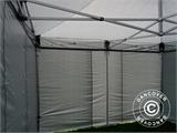 Namiot ekspresowy FleXtents Xtreme 50 4x4m Szary, mq 4 ściany boczne