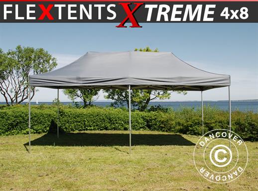 Prekybinė palapinė FleXtents Xtreme 50 4x8m Pilka