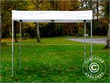 Gazebo rapido FleXtents® PRO Exhibition  con pareti laterali, 3x3m, Bianco, Ritardante di Fiamma