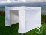 Tente pliante FleXtents PRO Exhibition avec parois 3x3m, blanc, M2