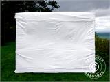 Tenda dobrável da  FleXtents® Xtreme 50 Exhibition c/paredes laterais, 3x3m Branca, Retardante de Chamas