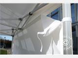 Pop up gazebo FleXtents PRO 3x3 m White, Flame retardant, incl. 4 sidewalls