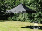 Faltzelt FleXtents Xtreme 50 3x3m Schwarz, Flammenhemmend