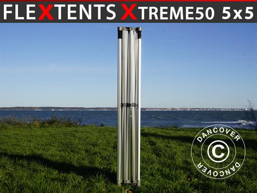 Aluminium frame for pop up gazebo FleXtents Xtreme 50 5x5 m, 50 mm