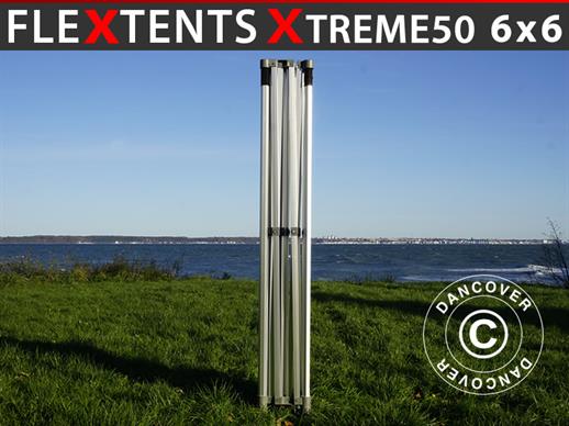 Alumiinirunko pikateltalle FleXtents Xtreme 50 6x6m, 50mm