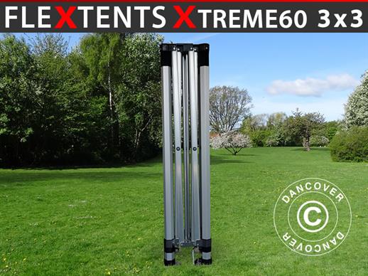Telaio in alluminio per gazebo pieghevole FleXtents Xtreme 60 3x3m, 60mm