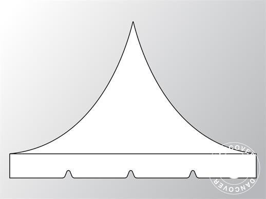 Tagdug til Foldetelt FleXtents PRO Pagoda 4x4m, Hvid