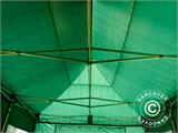 Gazebo pieghevole FleXtents PRO 4x6m Verde, inclusi 8 fianchi