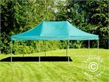 Faltzelt FleXtents Xtreme 50 4x6m Grün, mit 8 Seitenwänden