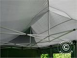 Tente pliante FleXtents PRO 4x6m Gris, avec 8 cotés